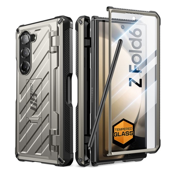 Husa pentru Samsung Galaxy Z Fold6 - Supcase Unicorn Beetle Pro - Titan Gray