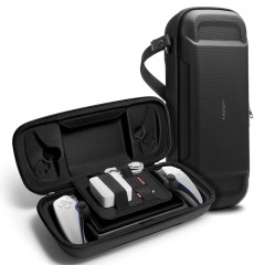 Husa pentru Sony Playstation Portal - Spigen Rugged Armor Pro - Black Husa pentru Sony Playstation Portal - Spigen Rugged Armor Pro - Black