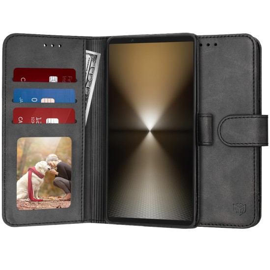 Husa pentru Sony Xperia 1 VI - Techsuit Diary Book - Black