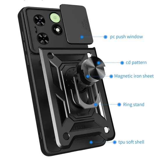 Husa pentru Tecno Spark Go 2024 / Spark 20 / Spark 20C - Techsuit CamShield Series - Black Husa pentru Tecno Spark Go 2024 / Spark 20 / Spark 20C - Techsuit CamShield Series - Black