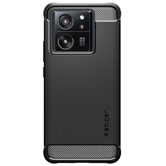 Husa pentru Xiaomi 13T / 13T Pro - Spigen Rugged Armor - Black Husa pentru Xiaomi 13T / 13T Pro - Spigen Rugged Armor - Black