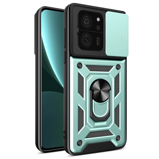 Husa pentru Xiaomi 13T / 13T Pro - Techsuit CamShield Series - Green