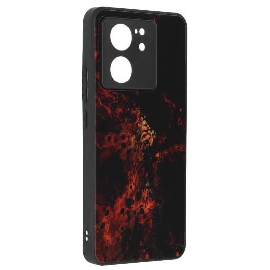 Husa pentru Xiaomi 13T / 13T Pro - Techsuit Glaze Series - Red Nebula