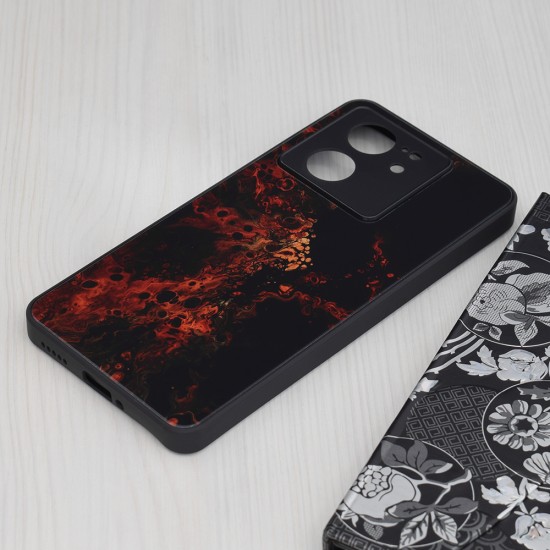 Husa pentru Xiaomi 13T / 13T Pro - Techsuit Glaze Series - Red Nebula