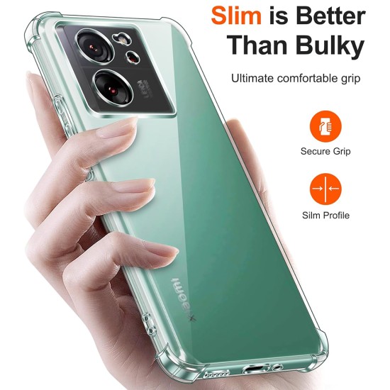 Husa pentru Xiaomi 13T / 13T Pro - Techsuit Shockproof Clear Silicone - Clear