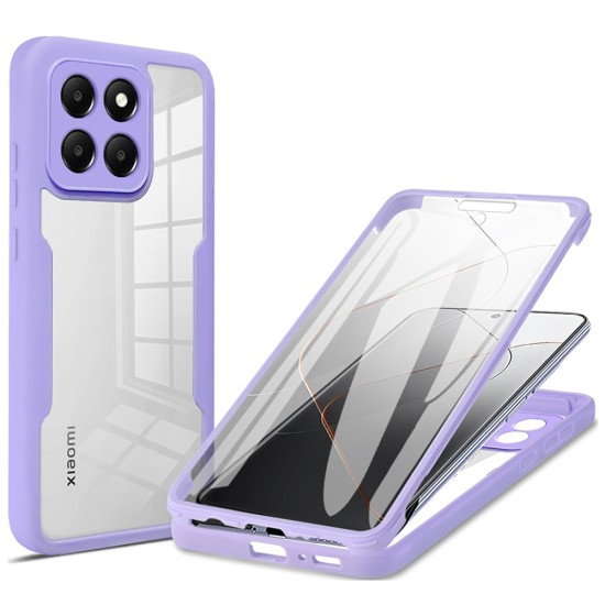 Husa pentru Xiaomi 14 + Folie - Techsuit ColorVerse 360 Series - Purple