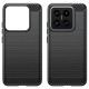 Husa pentru Xiaomi 14 Pro - Techsuit Carbon Silicone - Black