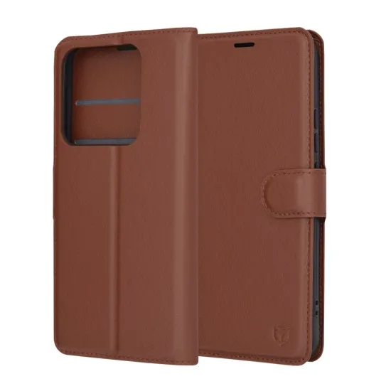 Husa pentru Xiaomi 14 Pro - Techsuit Leather Folio - Brown