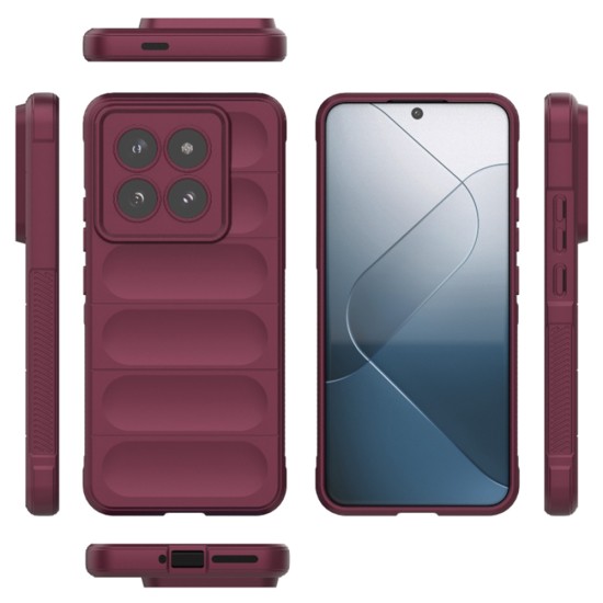 Husa pentru Xiaomi 14 Pro - Techsuit Magic Shield - Bordeaux