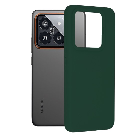 Husa pentru Xiaomi 14 Pro - Techsuit Soft Edge Silicone - Dark Green