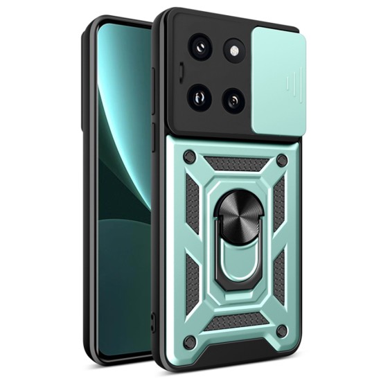 Husa pentru Xiaomi 14 - Techsuit CamShield Series - Green