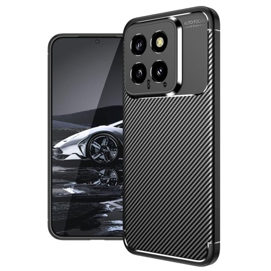 Husa pentru Xiaomi 14 - Techsuit CarbonFiber - Black