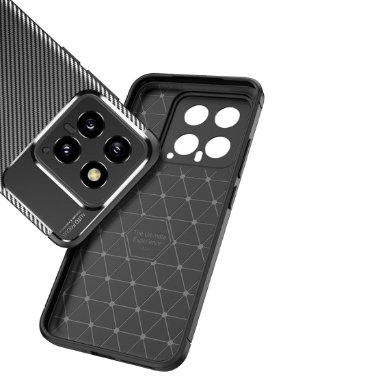 Husa pentru Xiaomi 14 - Techsuit CarbonFiber - Black