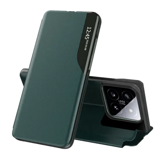 Husa pentru Xiaomi 14 - Techsuit eFold Series - Dark Green Husa pentru Xiaomi 14 - Techsuit eFold Series - Dark Green