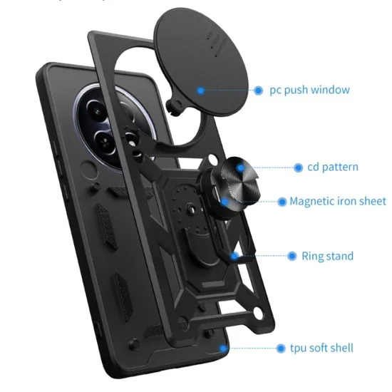 Husa pentru Xiaomi 14 Ultra - Techsuit CamShield Series - Rose Gold Husa pentru Xiaomi 14 Ultra - Techsuit CamShield Series - Rose Gold