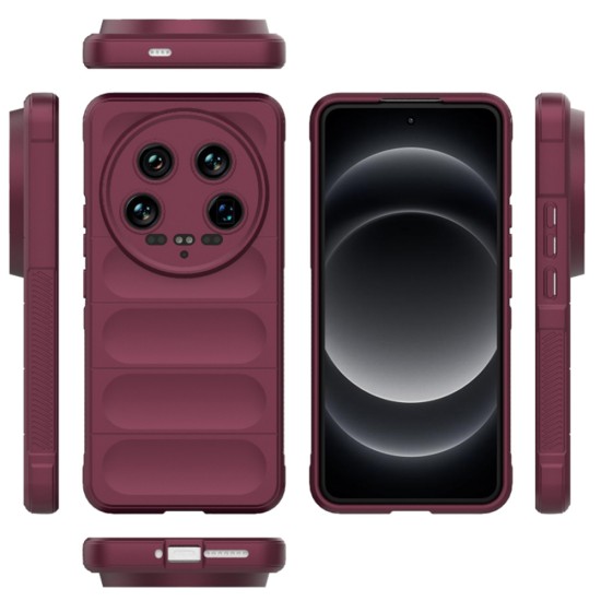 Husa pentru Xiaomi 14 Ultra - Techsuit Magic Shield - Bordeaux