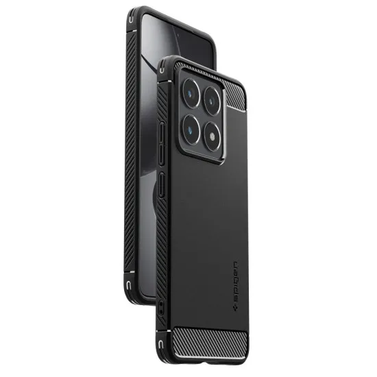 Husa pentru Xiaomi 14T - Spigen Rugged Armor - Black Husa pentru Xiaomi 14T - Spigen Rugged Armor - Black