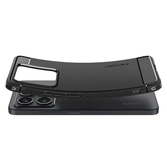 Husa pentru Xiaomi 14T - Spigen Rugged Armor - Black Husa pentru Xiaomi 14T - Spigen Rugged Armor - Black
