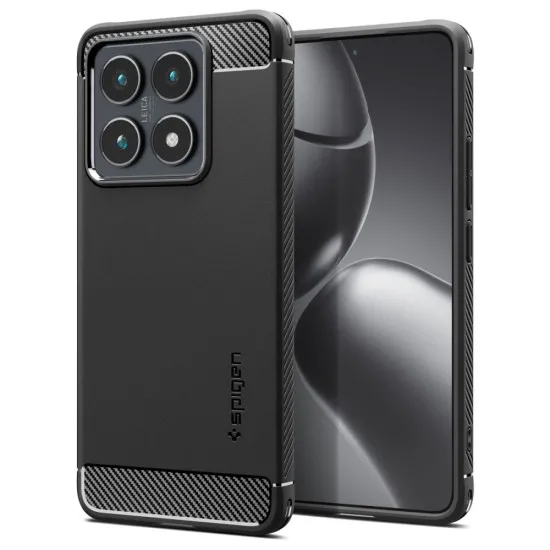 Husa pentru Xiaomi 14T - Spigen Rugged Armor - Black Husa pentru Xiaomi 14T - Spigen Rugged Armor - Black
