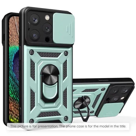 Husa pentru Xiaomi 14T - Techsuit CamShield Series - Green Husa pentru Xiaomi 14T - Techsuit CamShield Series - Green