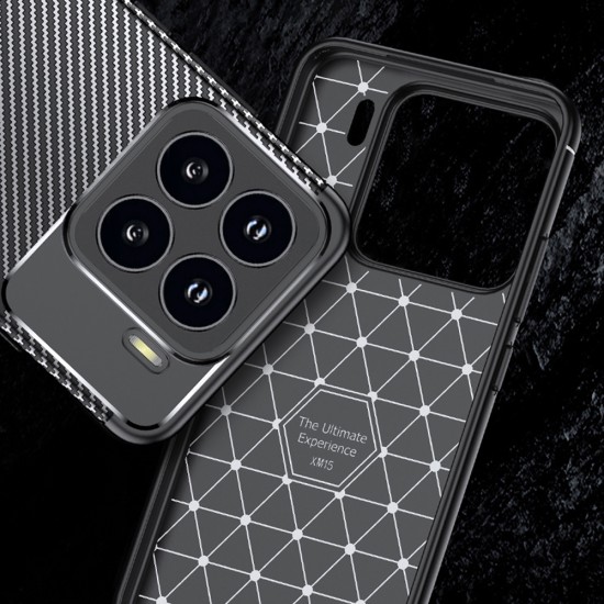 Husa pentru Xiaomi 15 - Techsuit CarbonFiber - Black