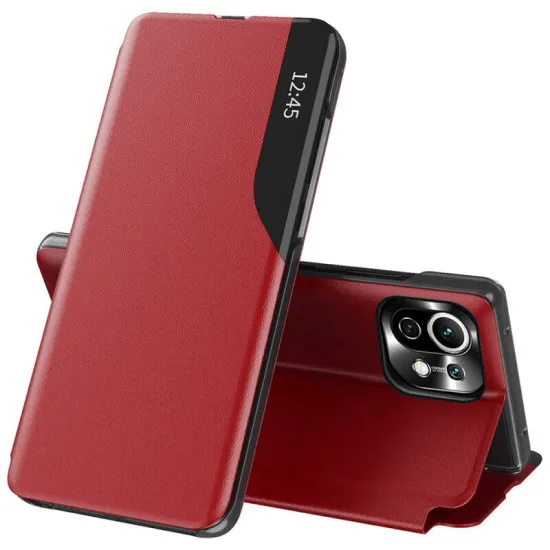 Husa pentru Xiaomi Mi 11 Lite 4G / Mi 11 Lite 5G / 11 Lite 5G NE - Techsuit eFold Series - Red Husa pentru Xiaomi Mi 11 Lite 4G / Mi 11 Lite 5G / 11 Lite 5G NE - Techsuit eFold Series - Red