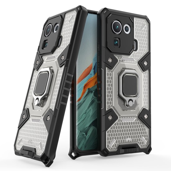 Husa pentru Xiaomi Mi 11 Pro - Techsuit Honeycomb Armor - Black