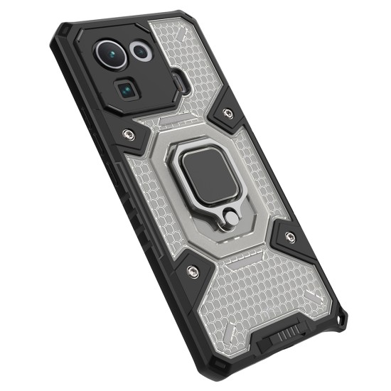 Husa pentru Xiaomi Mi 11 Pro - Techsuit Honeycomb Armor - Black