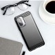 Husa pentru Xiaomi Mi 11i / Poco F3 - Techsuit Carbon Silicone - Black