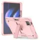 Husa pentru Xiaomi Pad 6 / Pad 6 Pro + Folie - Techsuit Rugged TabShell - Rose Gold Husa pentru Xiaomi Pad 6 / Pad 6 Pro + Folie - Techsuit Rugged TabShell - Rose Gold