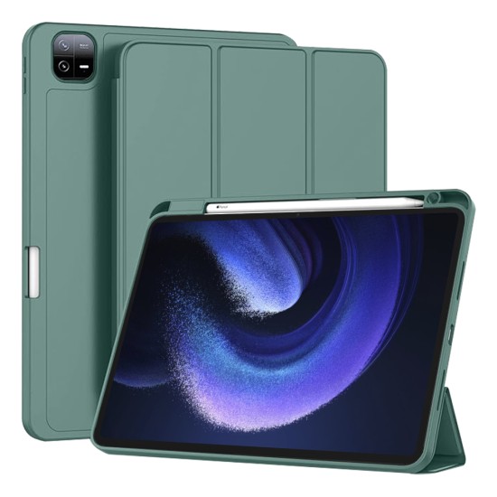 Husa pentru Xiaomi Pad 6 / Pad 6 Pro - Techsuit Flex Trifold - Green