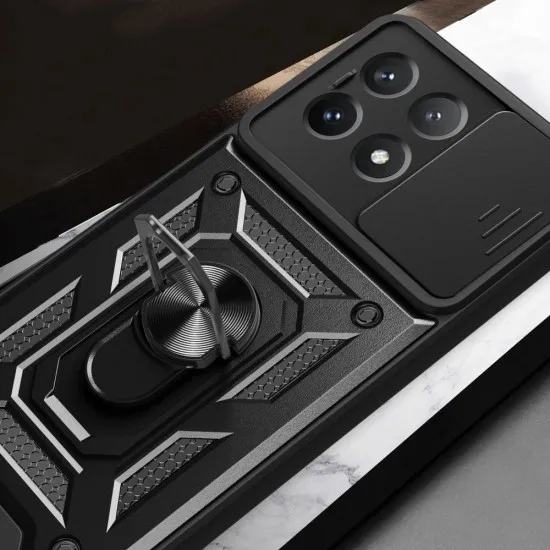 Husa pentru Xiaomi Poco F6 Pro - Techsuit CamShield Series - Black Husa pentru Xiaomi Poco F6 Pro - Techsuit CamShield Series - Black