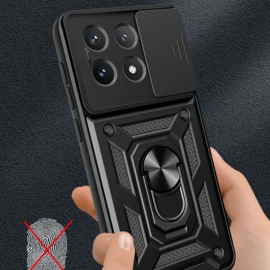 Husa pentru Xiaomi Poco F6 Pro - Techsuit CamShield Series - Blue