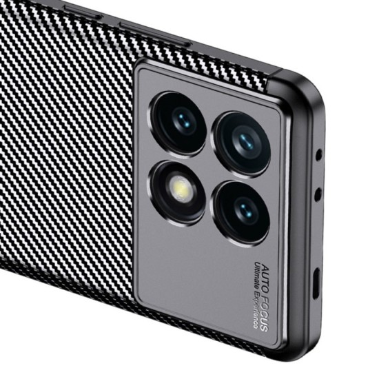 Husa pentru Xiaomi Poco F6 Pro - Techsuit CarbonFiber - Black