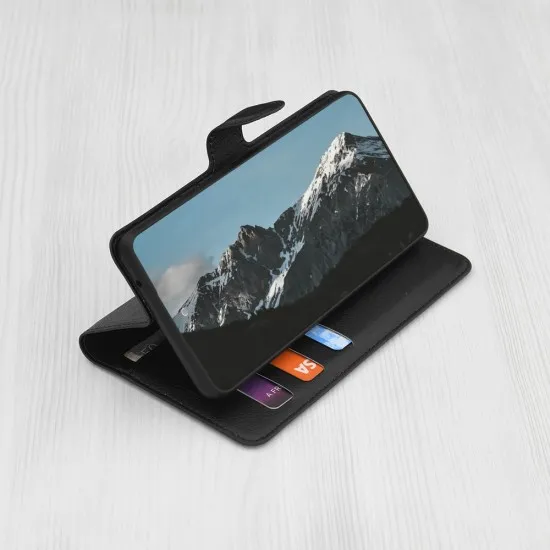 Husa pentru Xiaomi Poco F6 Pro - Techsuit Leather Folio - Black Husa pentru Xiaomi Poco F6 Pro - Techsuit Leather Folio - Black