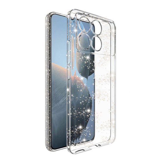 Husa pentru Xiaomi Poco F6 Pro - Techsuit SparkleSkin Series - Clear