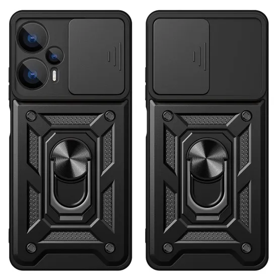 Husa pentru Xiaomi Poco F6 - Techsuit CamShield Series - Black Husa pentru Xiaomi Poco F6 - Techsuit CamShield Series - Black