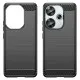 Husa pentru Xiaomi Poco F6 - Techsuit Carbon Silicone - Blue Husa pentru Xiaomi Poco F6 - Techsuit Carbon Silicone - Blue
