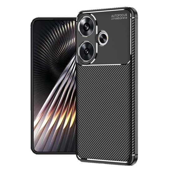 Husa pentru Xiaomi Poco F6 - Techsuit CarbonFiber - Black