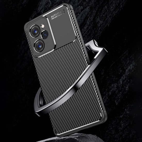 Husa pentru Xiaomi Poco X5 Pro - Techsuit CarbonFiber - Black