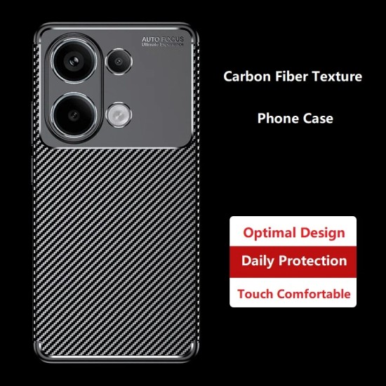 Husa pentru Xiaomi Poco X6 Pro - Techsuit CarbonFiber - Black