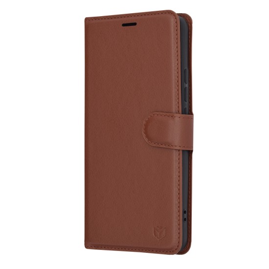 Husa pentru Xiaomi Poco X6 Pro - Techsuit Leather Folio - Brown