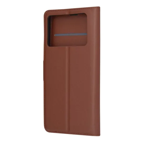 Husa pentru Xiaomi Poco X6 Pro - Techsuit Leather Folio - Brown Husa pentru Xiaomi Poco X6 Pro - Techsuit Leather Folio - Brown