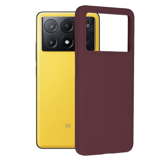 Husa pentru Xiaomi Poco X6 Pro - Techsuit Soft Edge Silicone - Plum Violet