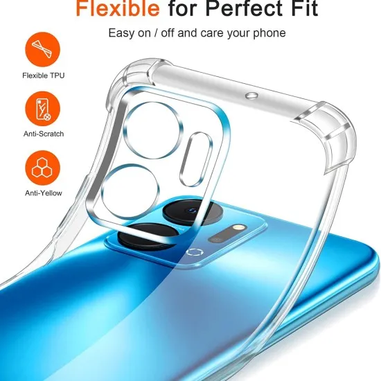 Husa pentru Xiaomi Redmi 10 5G - Techsuit Shockproof Clear Silicone - Clear Husa pentru Xiaomi Redmi 10 5G - Techsuit Shockproof Clear Silicone - Clear