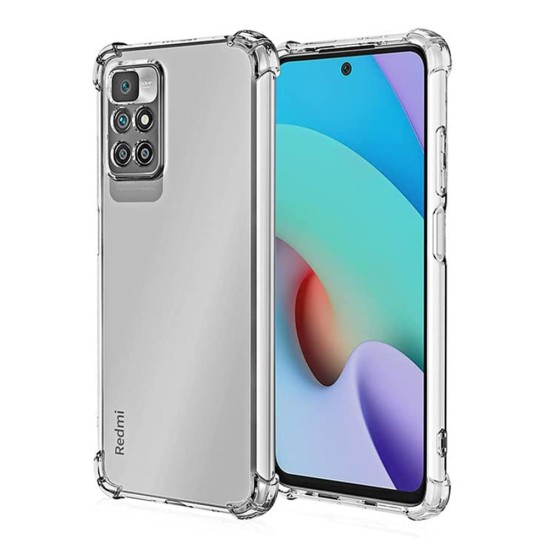 Husa pentru Xiaomi Redmi 10 / Redmi 10 2022 - Techsuit Shockproof Clear Silicone - Clear