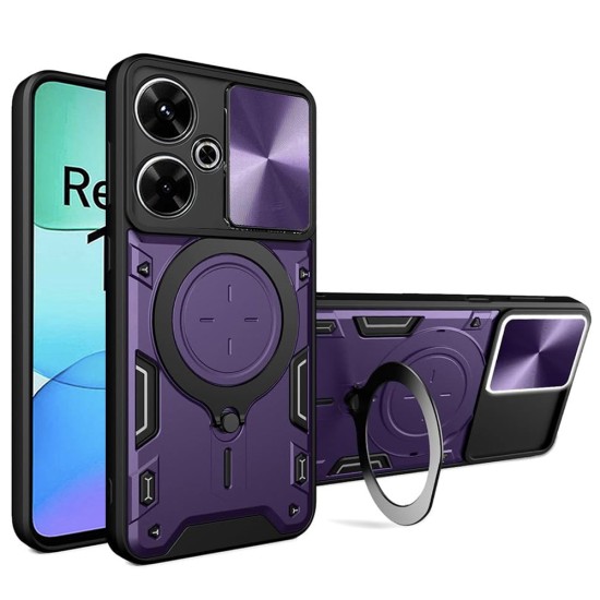 Husa pentru Xiaomi Redmi 13 / Poco M6 4G - Techsuit CamGuard Pro - Purple