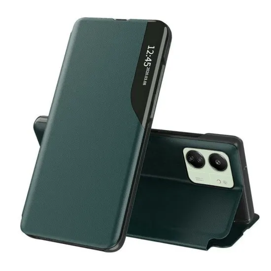 Husa pentru Xiaomi Redmi 13C 4G / 13C 5G / Poco M6 / C65 - Techsuit eFold Series - Dark Green Husa pentru Xiaomi Redmi 13C 4G / 13C 5G / Poco M6 / C65 - Techsuit eFold Series - Dark Green