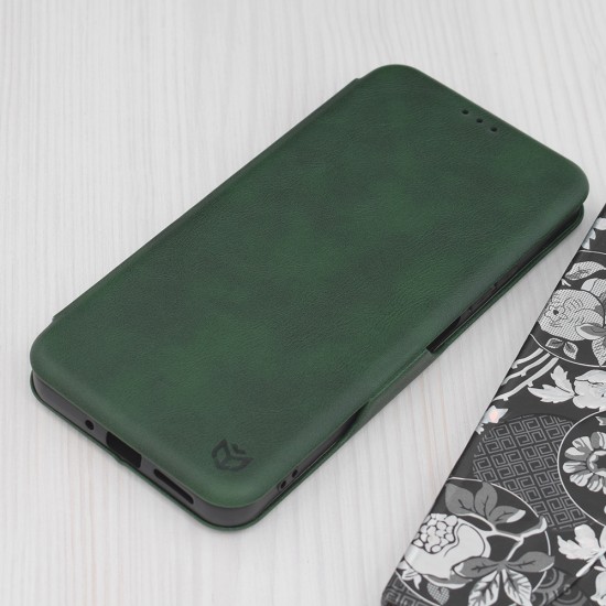 Husa pentru Xiaomi Redmi 13C 4G / 13C 5G / Poco M6 / C65 - Techsuit Safe Wallet Plus - Green