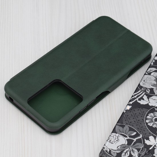 Husa pentru Xiaomi Redmi 13C 4G / 13C 5G / Poco M6 / C65 - Techsuit Safe Wallet Plus - Green